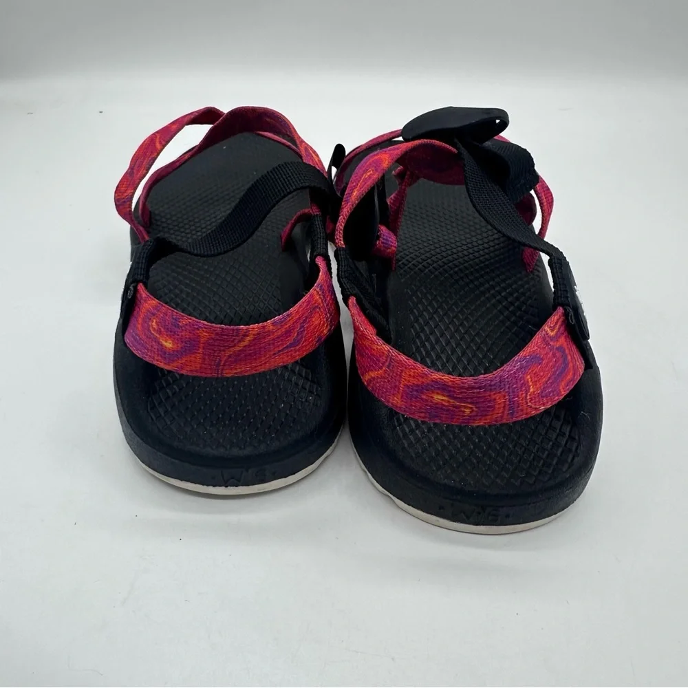 Chaco Z/Cloud Multicolor Sandals with Black Sole Size 6